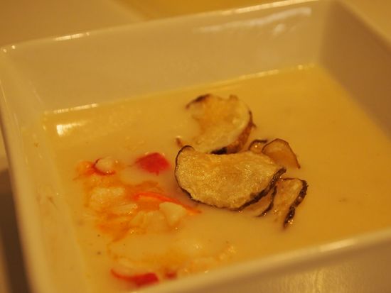 nytår forret jordskokkesuppe hummer