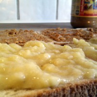 Peanutbutter and Banana sandwich - Elvis style