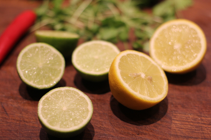 Der skal bruges masser af citron og lime!