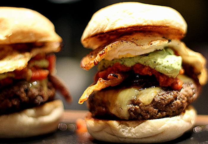 Man vs. Food: The Cricket Burger!