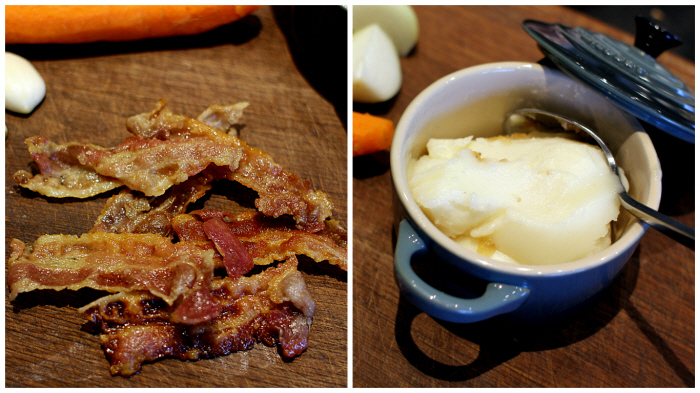 Bacon og andefedt - match made in heaven! 